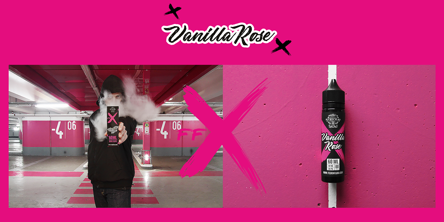 Visuel Vanilla Rose de la gamme e-liquide FFX