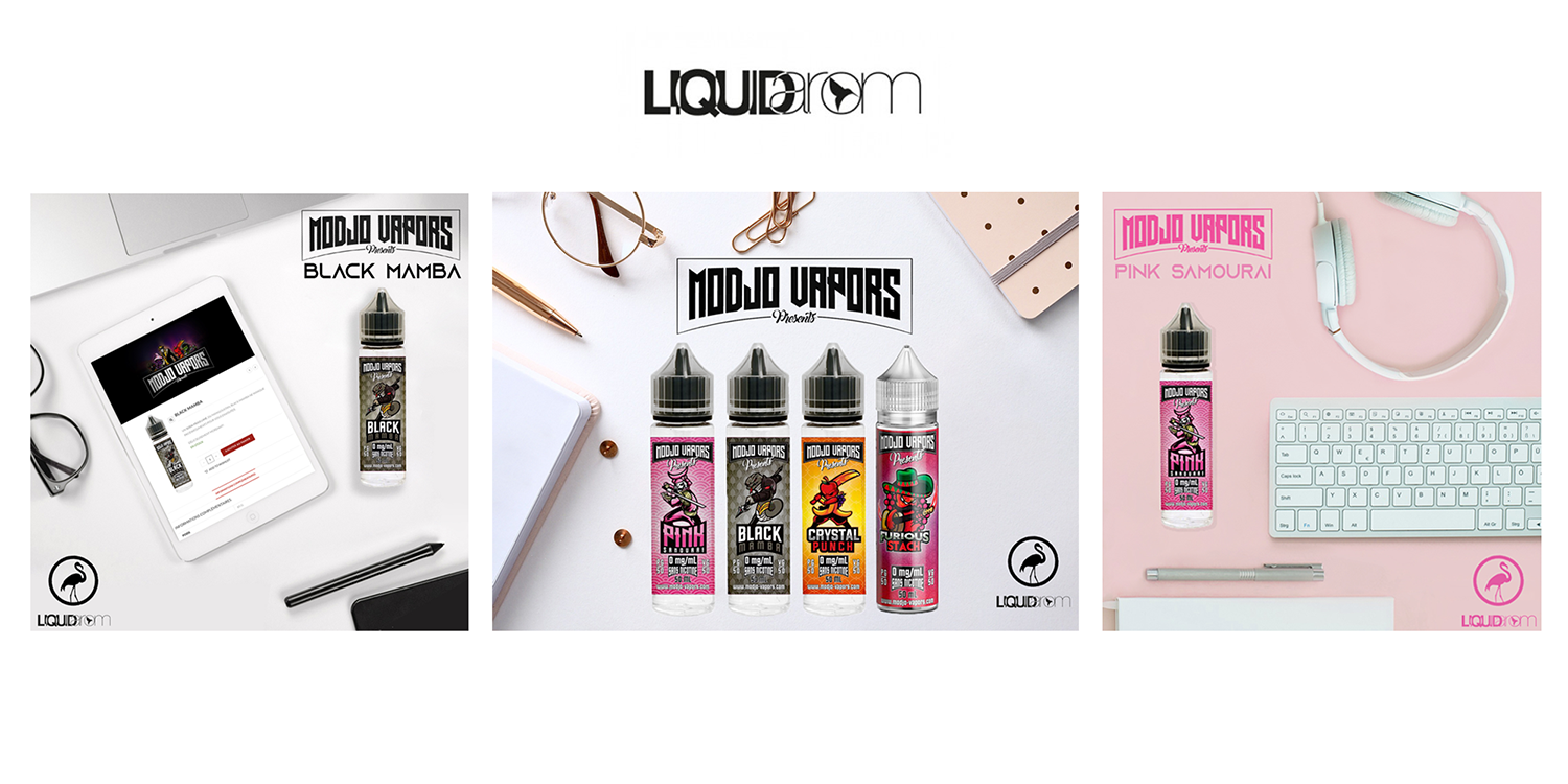 isuel de la gamme Mojo Vapors e-liquide de chez Liquid Arom