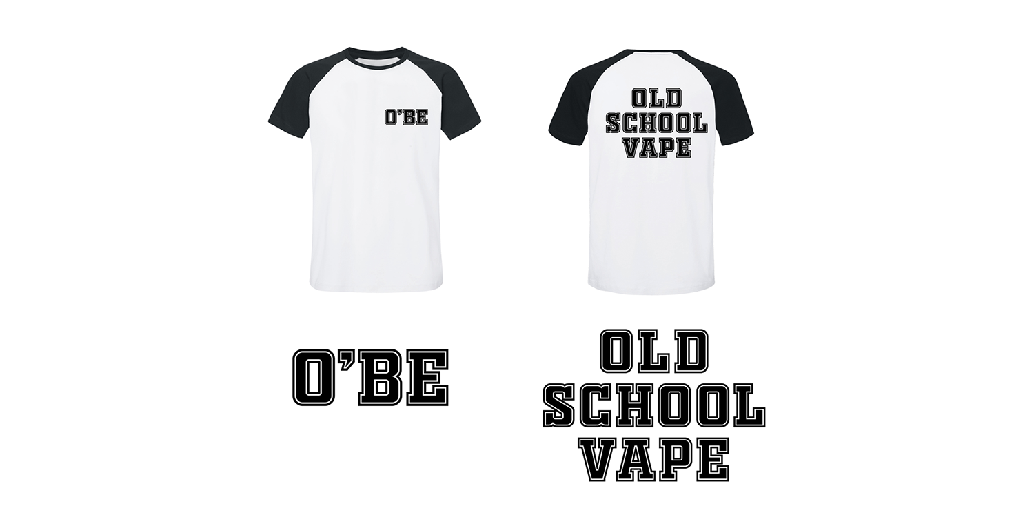 T-shirt et casquette old school vape O'be distribution