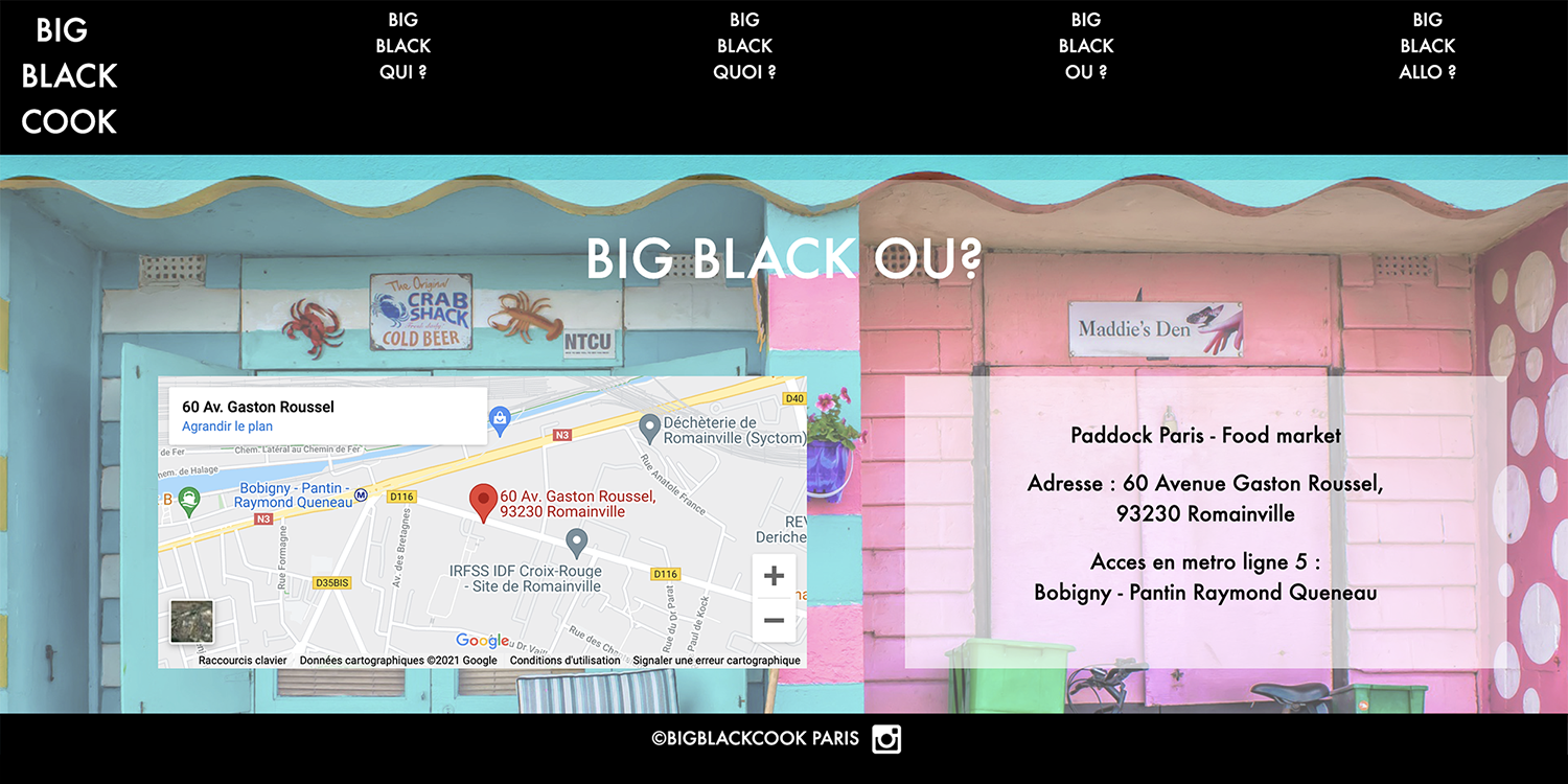 Extrait du site page big black ou