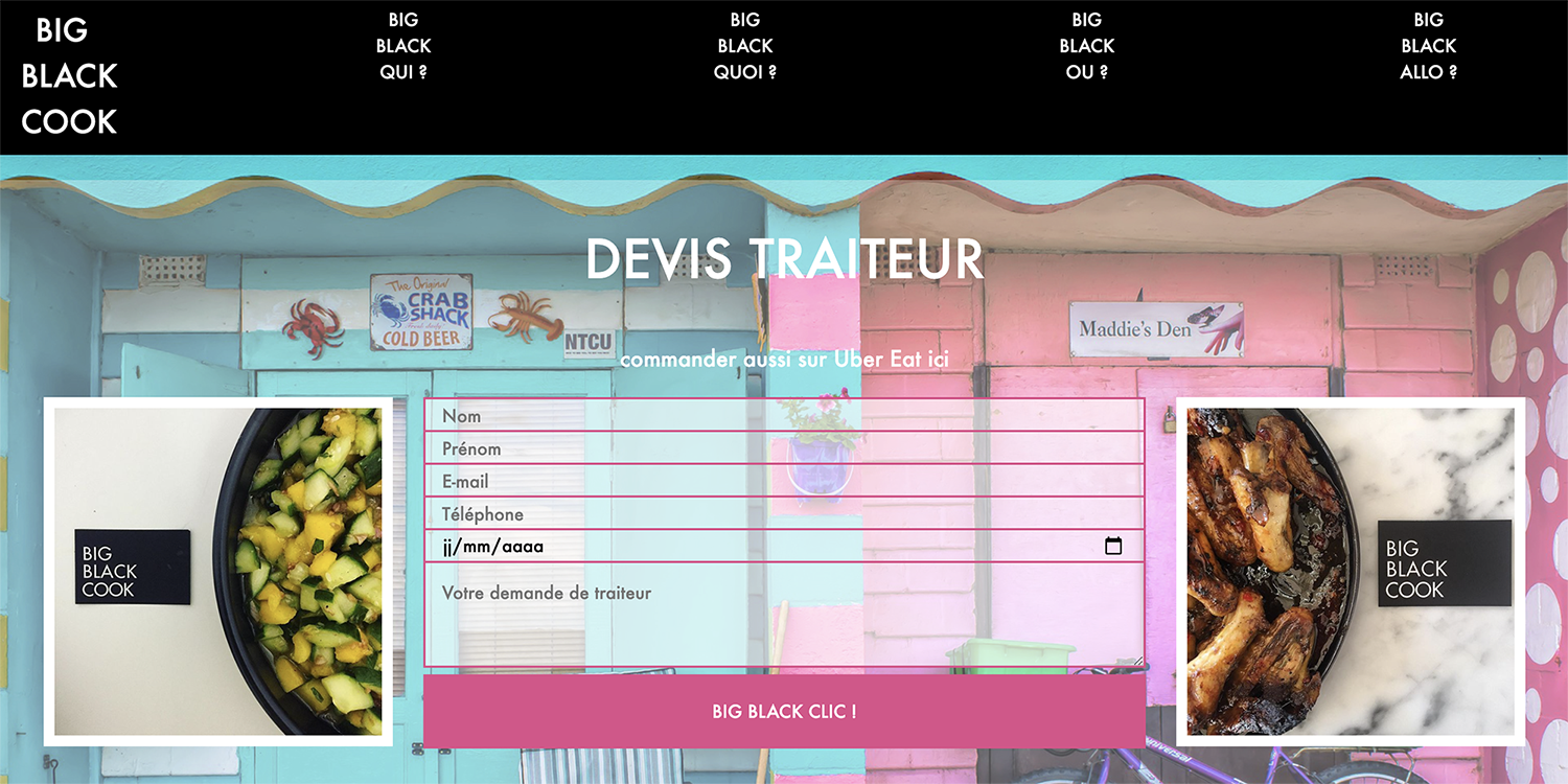 Extrait du site page big black allo